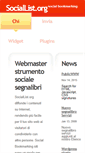 Mobile Screenshot of it.sociallist.org