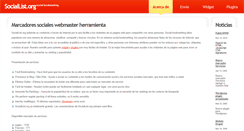 Desktop Screenshot of es.sociallist.org