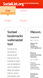 Mobile Screenshot of nl.sociallist.org